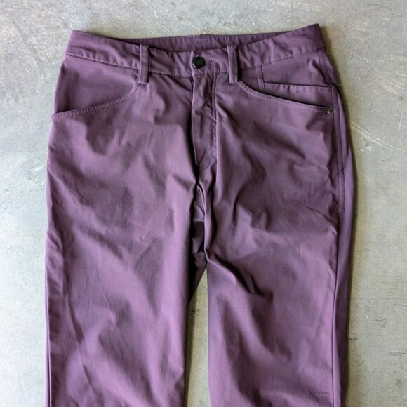 Lululemon Men's Purple Technical Chino Pants size 30 - Picture 2 of 7